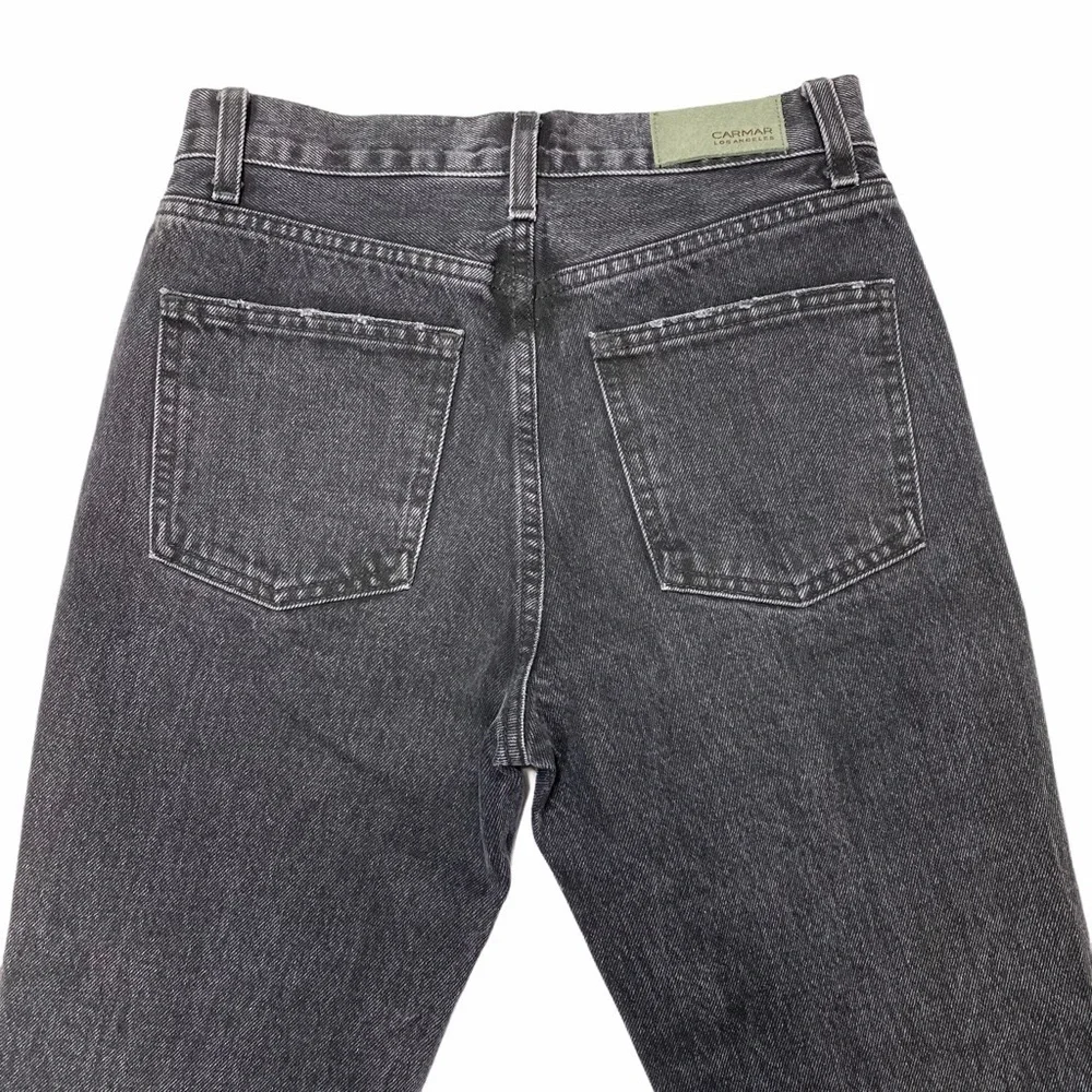 CARMAR Black Destroyed High Rise Jeans